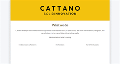 Desktop Screenshot of cattano.com
