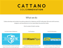 Tablet Screenshot of cattano.com